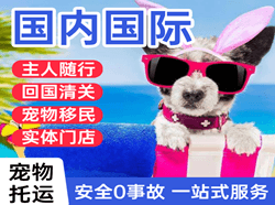 张家口机场邮寄国际宠物托运 【国